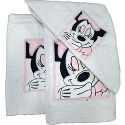 Γαρύφαλλο Minnie Mouse Σετ Παιδικές Πετσέτες 3τμχ