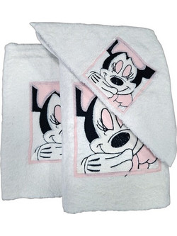 Γαρύφαλλο Minnie Mouse Σετ Παιδικές Πετσέτες 3τμχ