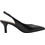 Marco Tozzi Γόβες Slingback Δερμάτινες με Λεπτό Ψηλό Τακούνι Μαύρες 2-29628-46-001