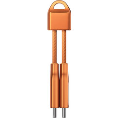 Nomad NM014643858 Keychain USB-C to USB-C 240W 0.12m Orange