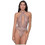 Milena By Paris Sexy Κορμάκι Brazil See Through με Δαντέλα Μπεζ 2501
