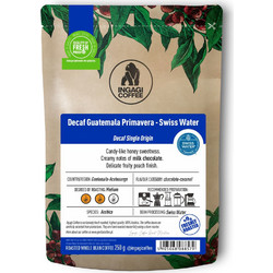 Ingagi Coffee Guatemala Primavera Decaf Swisswater Decafeine Καφές Espresso Arabica σε Κόκκους 250gr