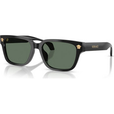 Versace VE4513D GB1/82 Ανδρικά Γυαλιά Ηλίου Τετράγωνα Κοκάλινα Μαύρα με Πράσινο Φακό
