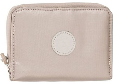 Kipling Μικρό Γυναικείο Πορτοφόλι Καρτών με Clip & Φερμουάρ Nude I7276-48I