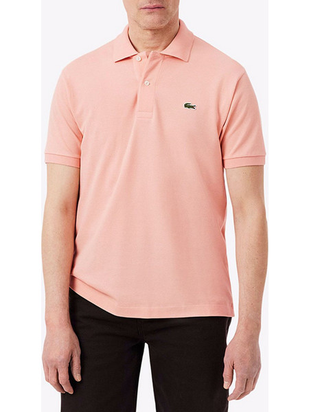 Lacoste Ανδρική Μπλούζα Polo Κοντομάνικη Σομόν 3L1212-UI2