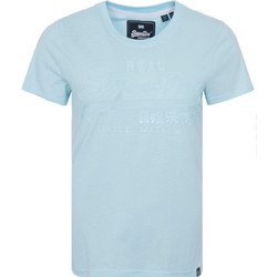 Superdry Γυναικείο Αθλητικό T-Shirt Τιρκουάζ G10990NT-XMC