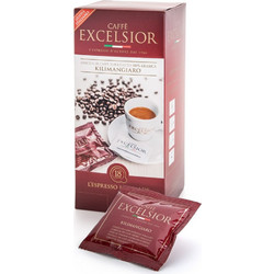Caffe Excelsior Κάψουλες Espresso Kilimangiaro Συμβατές με Μηχανή E.S.E Pod 18τμχ
