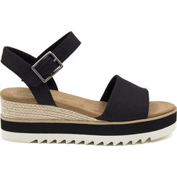 Toms Diana Καλοκαιρινές Γυναικείες Πλατφόρμες Χαμηλές Μαύρες 10017856