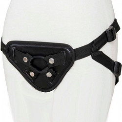 Naughty Toys Harness Strap On Μαύρο
