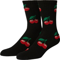 Huf Cherry Bomb Ανδρικές Κάλτσες Ψηλές με Σχέδια Μαύρες SK00942