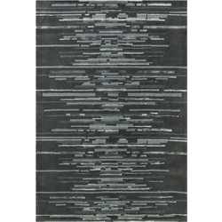 Kayoom Satin Χαλί Ορθογώνιο Μάλλινο 170x240cm 8059 Ανθρακί