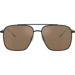 Oliver OV1320ST 5062G8 Ανδρικά Γυαλιά Ηλίου Aviator Μεταλλικά Μαύρα με Μαύρο Φακό