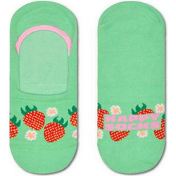 Happy Socks Strawberry Βαμβακερές Γυναικείες Κάλτσες Σοσόνια Τιρκουάζ με Σχέδια P004679