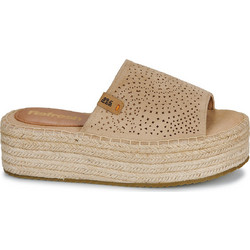 Refresh Καλοκαιρινές Γυναικείες Πλατφόρμες Χαμηλές Μπεζ 172461