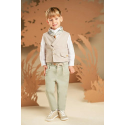 Baby Bloom Βαπτιστικό Κοστούμι με Παντελόνι Πουκάμισο & Γιλέκο 6τμχ 126-38