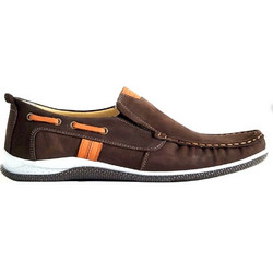 Emanuele Ανδρικά Μοκασίνια Loafers Καστόρινα Καφέ 153004