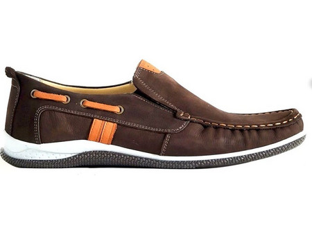 Emanuele Ανδρικά Μοκασίνια Loafers Καστόρινα Καφέ 153004