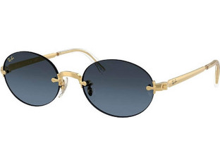 Ray-Ban RB3929 001S2 Γυαλιά Ηλίου Στρογγυλά Μεταλλικά Χρυσά με Μαύρο Φακό