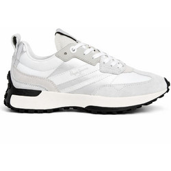 Pepe Jeans Lucky Γυναικεία Sneakers Ασημί PLS600032-800