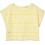 Mayoral Παιδικό Crop Top Κοντομάνικο Κίτρινο 26-06022-034