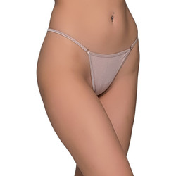 Milena By Paris Γυναικείο Sexy String Μπεζ 6915