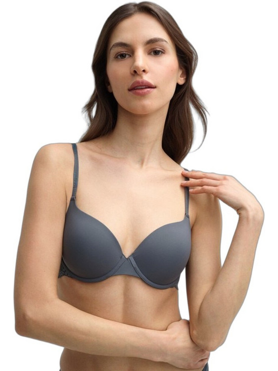 Triumph Body Make-Up Σουτιέν με Μπανέλα Ανθρακί 10113532-3780