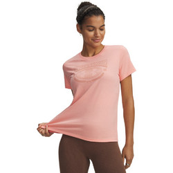 Under Armour Varsity SS Tee Γυναικείο Αθλητικό T-Shirt Ροζ 6010592-603
