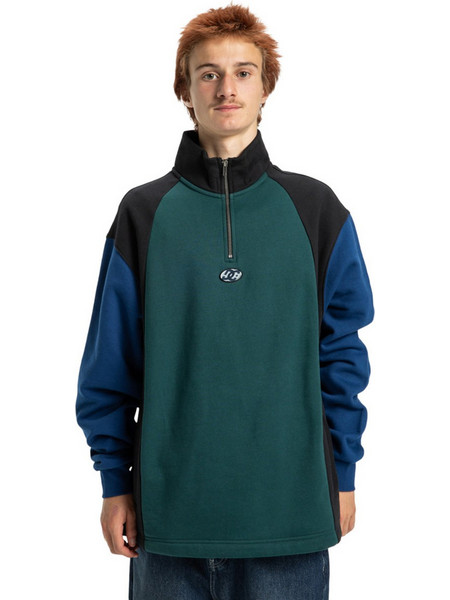 DC Ανδρικό Φούτερ Fleece με Τσέπες Πολύχρωμο EDYFT03555-GTP0