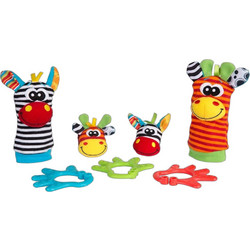 Playgro Σετ Υφασμάτινες Κουδουνίστρες για Νεογέννητα