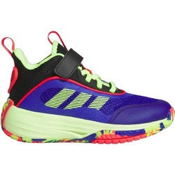 Adidas Ownthegame 3.0 Παιδικά Αθλητικά Παπούτσια για Μπάσκετ Royal Blue Lime JS2177