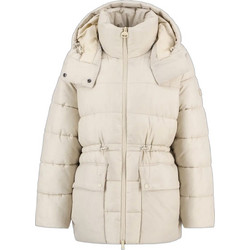 Barbour Γυναικείο Μπουφάν Χειμωνιάτικο Puffer Μακρύ Εκρού LQU1863-CR31