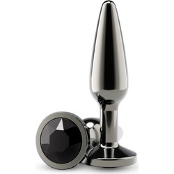 NS Novelties Rear Assets Tapered Medium Πρωκτική Σφήνα Diamond Plug Ασημί