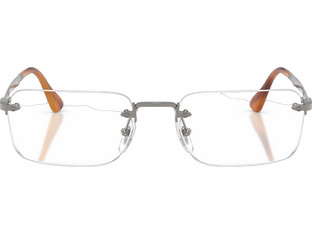 Persol PO1030V 513 Ανδρικός Σκελετός Γυαλιών Οράσεως Μεταλλικός Ασημί