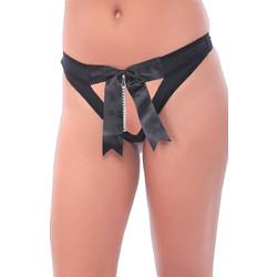 Cottonhill Γυναικείο Sexy String Μαύρο CH7028