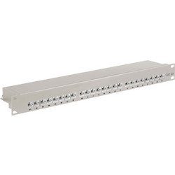 Goobay 90855 Ethernet Patch Panel Rack 1U 19" 24 Θυρών Cat.6a Shielded STP