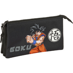 Safta Dragon Ball Κασετίνα με 3 Θήκες Μαύρη S4313750