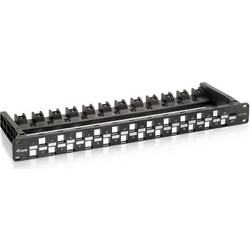 Equip 769225 Ethernet Patch Panel Keystone Rack 1U 24 Θυρών Cat.6a Unshielded