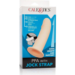 CalExotics PPA with Jock Harness Strap On με Dildo Flesh