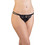 Elite Form Γυναικείο Sexy String με Δαντέλα Μαύρο 731
