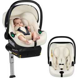Lionelo Astrid Set Κάθισμα Αυτοκινήτου i-Size 0-13kg ISOfix Beige