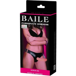 Baile Passionate Harness Strap On με Dildo 19cm Flesh