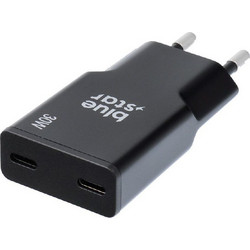 Blue Star 80305-11-1 Φορτιστής χωρίς Καλώδιο με 2 Θύρες USB-C 30W Quick Charge 4.0 & Power Delivery