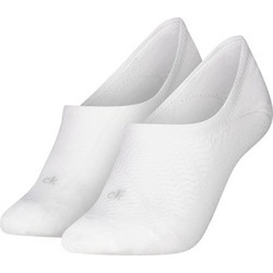 Calvin Klein Γυναικείες Κάλτσες Σοσόνια Λευκές 2Pack 701238125-001
