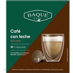 Gusto Κάψουλες Latte Caffe Con Leche Intenso Συμβατές με Μηχανή Dolce Gusto 10τμχ