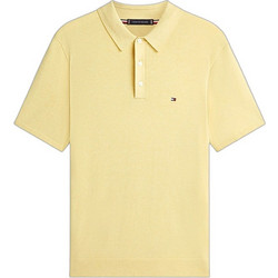 Tommy Hilfiger Ανδρική Μπλούζα Polo Κοντομάνικη Κίτρινη MW0MW37396-ZPR