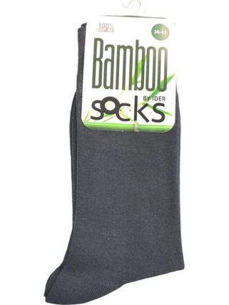 Ider Bamboo Ανδρικές Κάλτσες Ψηλές Ανθρακί 2118
