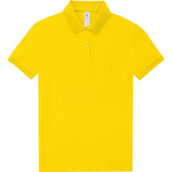 B&C Collection Γυναικεία Μπλούζα Polo Κοντομάνικη Mellow Yellow PW463