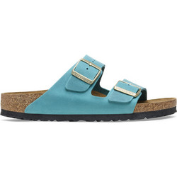 Birkenstock Arizona Δερμάτινα Γυναικεία Σανδάλια Ανατομικά Γαλάζια 1026537