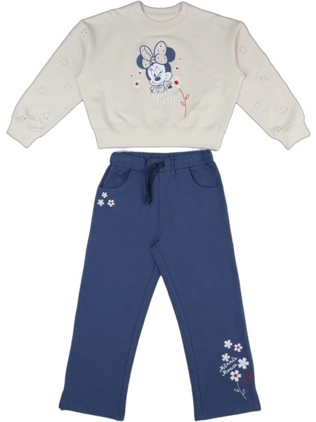 Prenatal Minnie Mouse Παιδικό Σετ Φόρμας Μπεζ Navy Μπλε 1559903