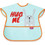 Baby Jem Hug Me Αδιάβροχη Σαλιάρα Ποδιά Πλαστική με Αυτοκόλλητο & Τσέπη Πράσινο Mint